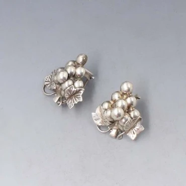 Herman Siersbol Silver Berries Earrings