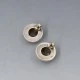 Labradorite Sterling Silver Stud Earrings