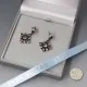 Amethyst Flower Silver Earrings