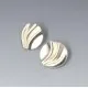 NE FROM Silver Abstract Earrings