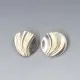 NE FROM Silver Abstract Earrings