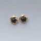 Onyx and 9 Carat Gold Earrings Elizabeth Duke