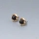 Onyx and 9 Carat Gold Earrings Elizabeth Duke