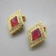 Christian Dior  Pink Jasper Earrings UK