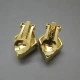 Vintage Dior Pink Jasper Earrings
