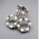 Krementz Aquamarine and Pearl Vintage Drop Earrings