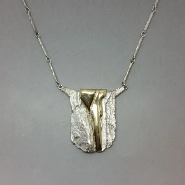 Danish GIFA Modernist Sterling Silver Pendant UK