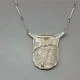 Danish GIFA Modernist Sterling Silver Pendant UK