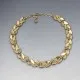 Trifari 1960's Gold Tone  Leaf Necklace