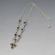 Smokey Topaz Silver Necklace