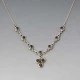 Smokey Topaz Silver Necklace