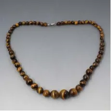 Tigers Eye Beads Necklace