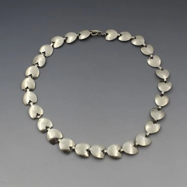 Herman Siersbol Modernist Petal Links Necklace