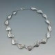Scrouples Denmark Solid Sterling Silver Leaf Necklace