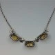  Citrine and Silver Necklace attributed to Bernard Instone