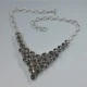Mystic Topaz and Sterling Silver Statement Necklace