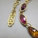Yves Saint Laurent Multi Colour Cabochon Necklace