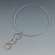 Shimara Carlow Modernist Silver Unique Necklace