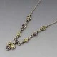 Peridot, Iolite, and Sterling Silver Necklace