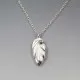 Georg Jensen/Ole Kortzau Moonstone Silver Pendant #360B