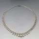 Herman Siersbol Rare Silver Graduated Balls Necklace 