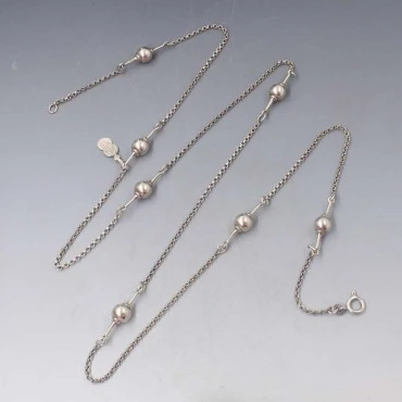 Uno A Erre Sterling Silver Necklace