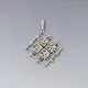 Kollmar and Jourdan Silver Modernist Pendant