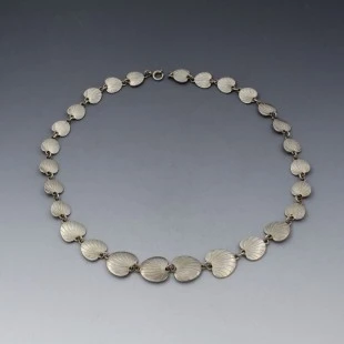 Eiler and Marloe Denmark Sterling Silver Shell Necklace