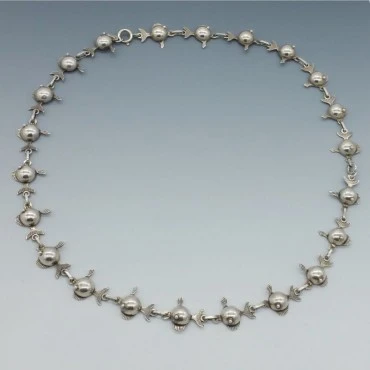 Rare Carl Ove Frydensberg Silver Fish Necklace