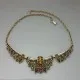 Beautiful  Jewelcraft Multi Colour Crystal Choker Necklace and Earrings Set