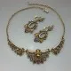  Jewelcraft Multi Crystal Necklace and Earrings Set
