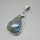 Labradorite Pear and Moonstone Pendant UK