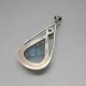 Labradorite Pear and Moonstone Pendant UK
