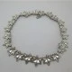 Signed Bernard Instone 1969 Sterling Silver Leaf Necklace