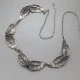 Rear of NE FROM Sterling Silver Leaf Necklace