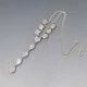 Multi Moonstone Silver Necklace