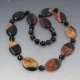 Polished Agate Beads Necklace