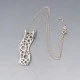 Silver Wavy Circles Pendant