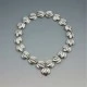 E. Dragsted, Denmark, Sterling Silver Leaves Necklace