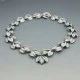 E. Dragsted, Denmark, Sterling Silver Leaves Necklace