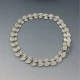 Hans Jensen, Denmark, 830 Silver Leaves Necklace