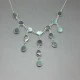 Beautiful Labradorite Multi Drop Necklace