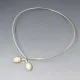 Horsens Solvvarefabrik , Silver and Marine Ivory Necklace