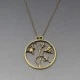 Rare Norman Grant 9 Carat Gold Flower Pendant