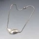 Jens J Aagard Modernist Silver Necklace