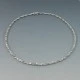 Modernist Smooth Sterling Silver Link Necklace