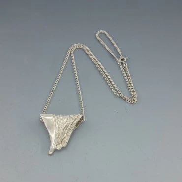 Eric Christophersen Norway Modernist Silver Necklace