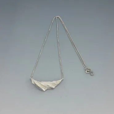 Astri Holthe Modernist Sterling Silver Necklace