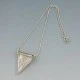 Astri Holthe Norway Modernist Abstact Triangle Necklace