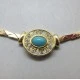 Vintage Christian Dior Turquoise and  Crystal Costume Necklace